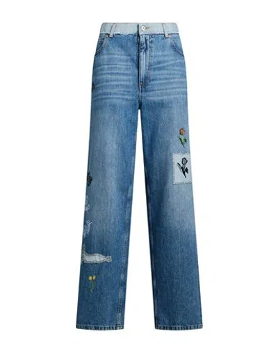 Marni Woman Jeans Blue Size 6 Cotton