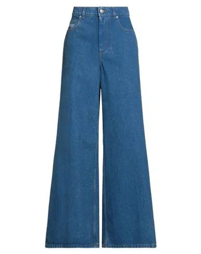Marni Woman Jeans Blue Size 8 Cotton