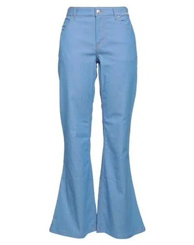 Marni Woman Jeans Light Blue Size 10 Cotton, Elastane