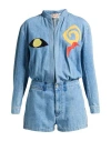 Marni Woman Playsuit Blue Size 4 Cotton