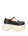 Marni Woman Loafers Black Size 6 Leather