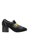 Marni Woman Loafers Black Size 8 Textile Fibers In Black