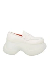 Marni Woman Loafers Off White Size 8 Leather