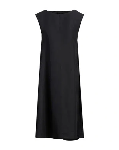 Marni Woman Midi Dress Black Size 10 Cotton
