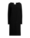 Marni Woman Midi Dress Black Size 2 Viscose, Acetate In Black