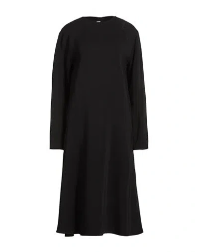 Marni Woman Midi Dress Black Size 4 Viscose, Elastane