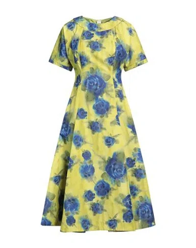 Marni Minikleid Mit Rosen-print In Green
