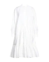 Marni Woman Midi Dress White Size 4 Cotton
