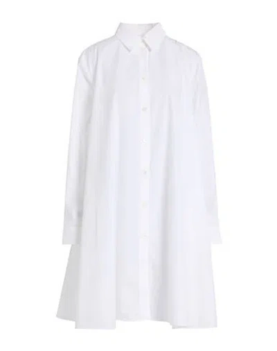 Marni Woman Midi Dress White Size 6 Cotton