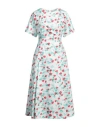 Marni Kleid Mit Print In White