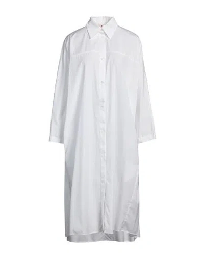 Marni Woman Midi Dress White Size 8 Cotton