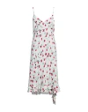 Marni Reverie V Neck Midi Dress Lily White In White