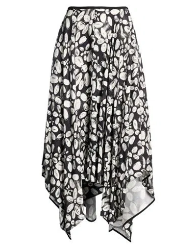Marni Woman Midi Skirt Black Size 10 Viscose