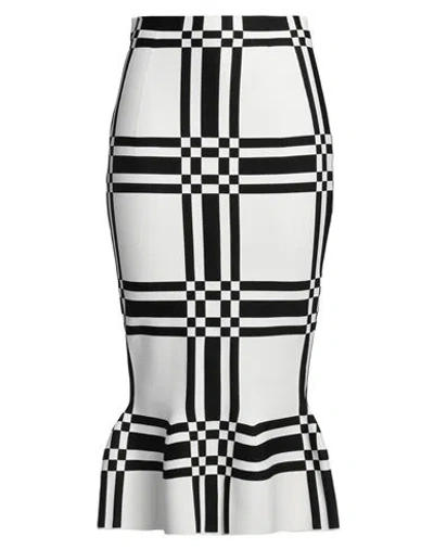 Marni Woman Midi Skirt Black Size 4 Viscose, Polyester, Polyamide, Elastane