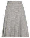 Marni Woman Midi Skirt Grey Size 6 Wool, Polyester In Gray