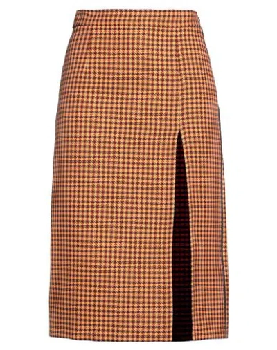 Marni Woman Midi Skirt Mandarin Size 6 Polyester