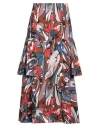 Marni Woman Midi Skirt Mauve Size 10 Cotton