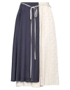 Marni Woman Midi Skirt Navy Blue Size 4 Viscose In Navy Blue
