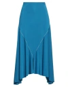 Marni Woman Midi Skirt Pastel Blue Size 8 Viscose