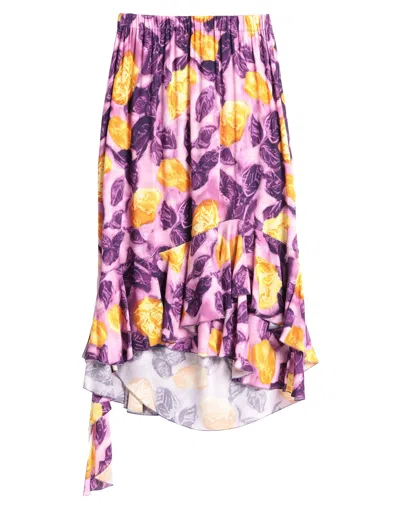 Marni Midi Skirts In Purple