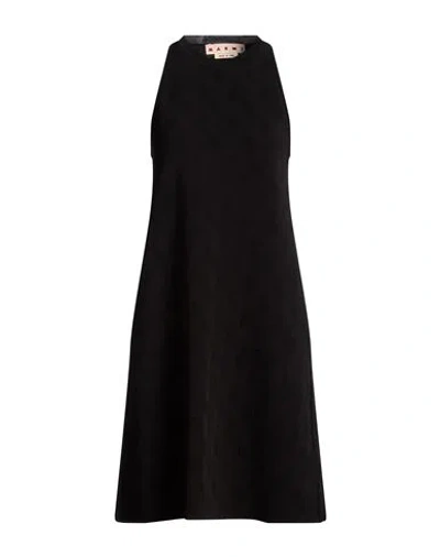 Marni Woman Mini Dress Black Size 2 Viscose, Elastane