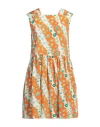 Marni Woman Mini Dress Orange Size 8 Silk In Animal Print