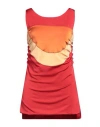 Marni Woman Mini Dress Red Size 6 Viscose, Elastane In Red