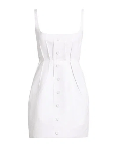 Marni Woman Mini Dress White Size 4 Cotton