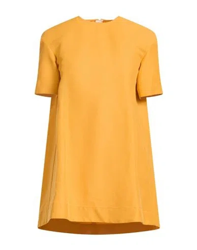 Marni Woman Mini Dress Yellow Size 4 Cotton