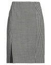 Marni Woman Mini Skirt Black Size 10 Virgin Wool, Elastane, Polyamide In Black