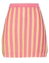 Marni Woman Mini Skirt Coral Size 6 Cotton
