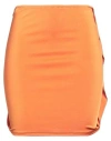 Marni Woman Mini Skirt Orange Size 4 Viscose, Elastane In Orange