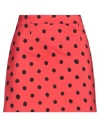 Marni Woman Mini Skirt Red Size 6 Viscose, Elastane In Red