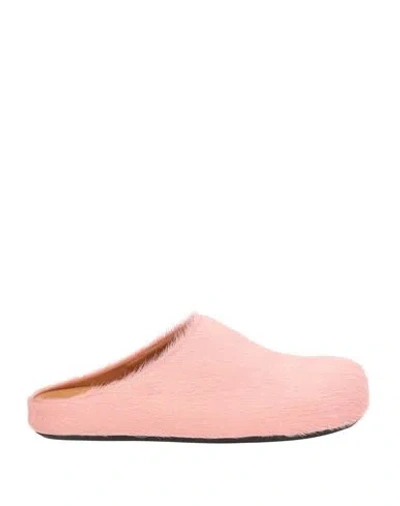 Marni Woman Mules & Clogs Light Pink Size 7.5 Leather