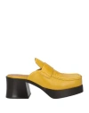 Marni Woman Mules & Clogs Marigold Size 6 Leather In Yellow