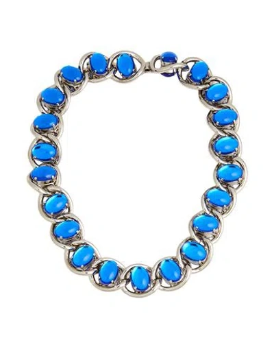 Marni Woman Necklace Bright Blue Size - Metal