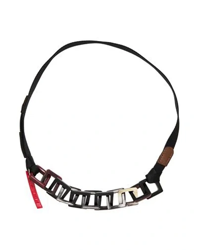 Marni Woman Necklace Burgundy Size - Plastic