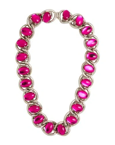 Marni Woman Necklace Fuchsia Size - Metal In Gold
