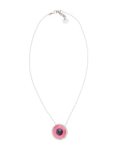 Marni Woman Necklace Pink Size - Metal In Metallic