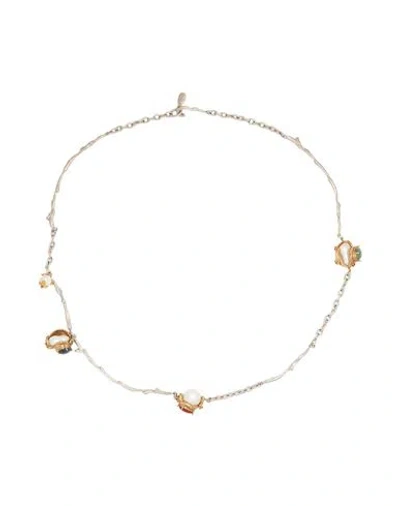 Marni Woman Necklace Silver Size - Metal In Multi