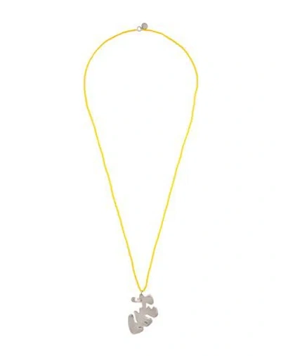 Marni Woman Necklace Yellow Size - Metal In Gold