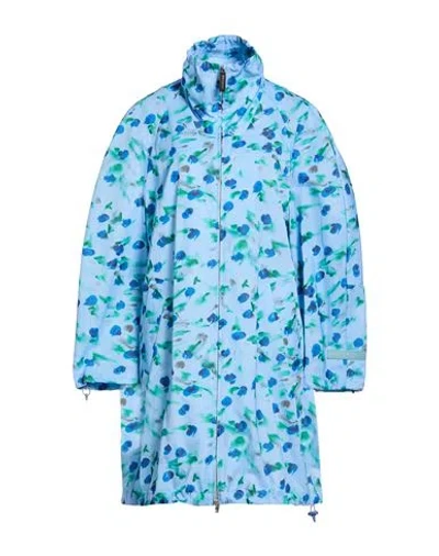 Marni Woman Overcoat & Trench Coat Light Blue Size 4 Polyester, Cotton