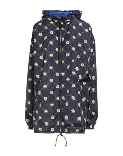 Marni Woman Overcoat Midnight Blue Size 2 Polyamide