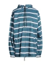 Marni Woman Overcoat & Trench Coat Pastel Blue Size 4 Polyamide, Elastane In Blue