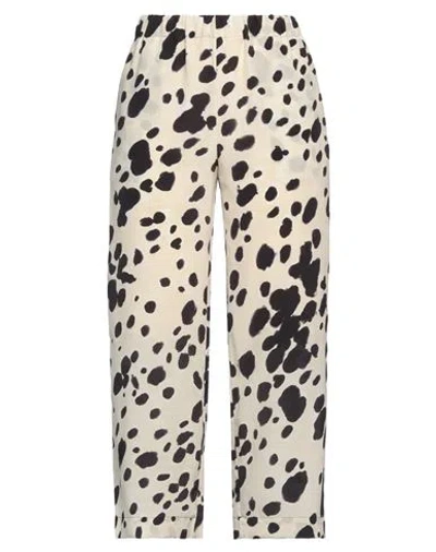 Marni Woman Pants Beige Size 8 Silk
