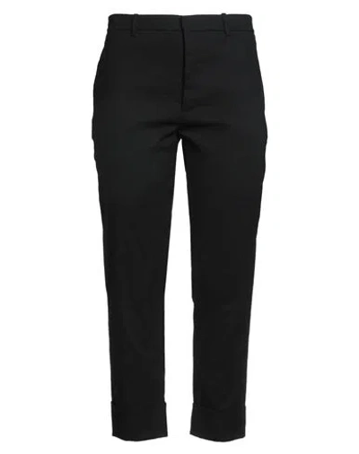 Marni Woman Pants Black Size 12 Linen, Viscose, Lycra