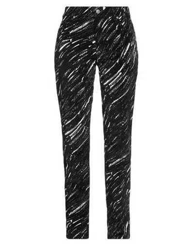 MARNI MARNI WOMAN PANTS BLACK SIZE 4 COTTON, ELASTANE