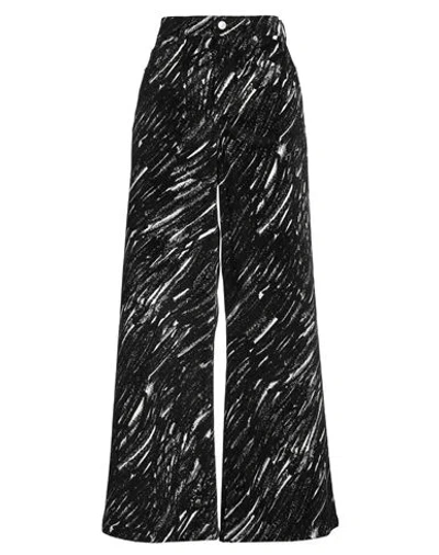 MARNI MARNI WOMAN PANTS BLACK SIZE 6 COTTON, ELASTANE