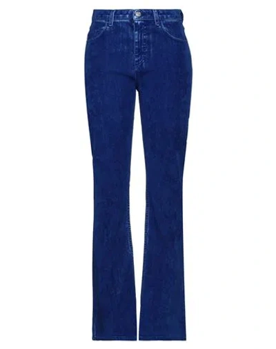 Marni Woman Pants Blue Size 8 Cotton, Acrylic, Viscose, Elastane