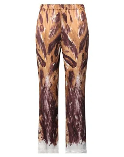 Marni Woman Pants Camel Size 6 Viscose In Brown